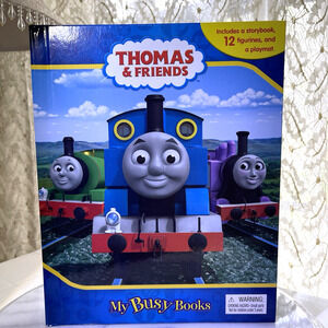 Thomas & Friends My Busy Books Playset Figurines Playmat Set NEW/SEALED